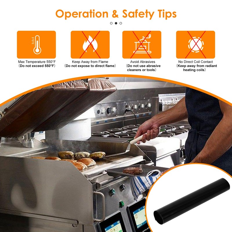 Cook's Aid 10 Pack Antunes VCTM-2/VCT-2 Toaster PTFE Release Sheets