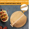 Wooden Tortilla Press 10 Inches with Rolling Pin & 50