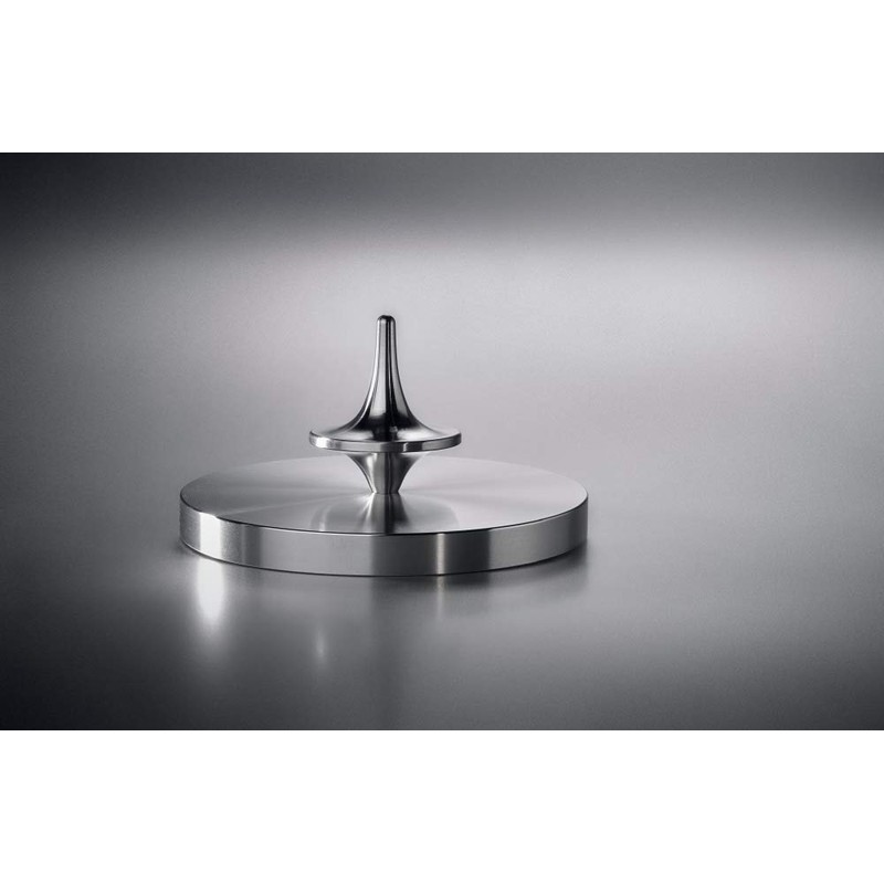 ForeverSpin Stainless Steel(Brush-Finish) Spinning Top - World Famous Spinning Tops