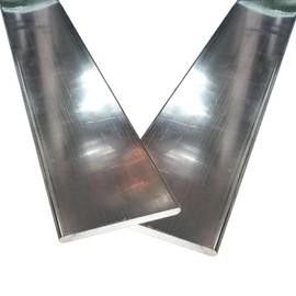 Bopaodao Tinned Copper Flat Bus Bar Stock 3mm x 40mm x 300mm / 11.81 inch Long, 2Pcs Tin Plated 3mm Thick C110 Pure Cu Copper Battery Metal Solid Round Edge Busbar