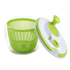 JINYUDOME Salad Dehydrator,Rotary Vegetable Washing Machine,Large Capacity,Easy to Use.