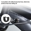 Bicycle Cable C-Clips Black 30Pcs: Brake Cables Clamps for Bicycles