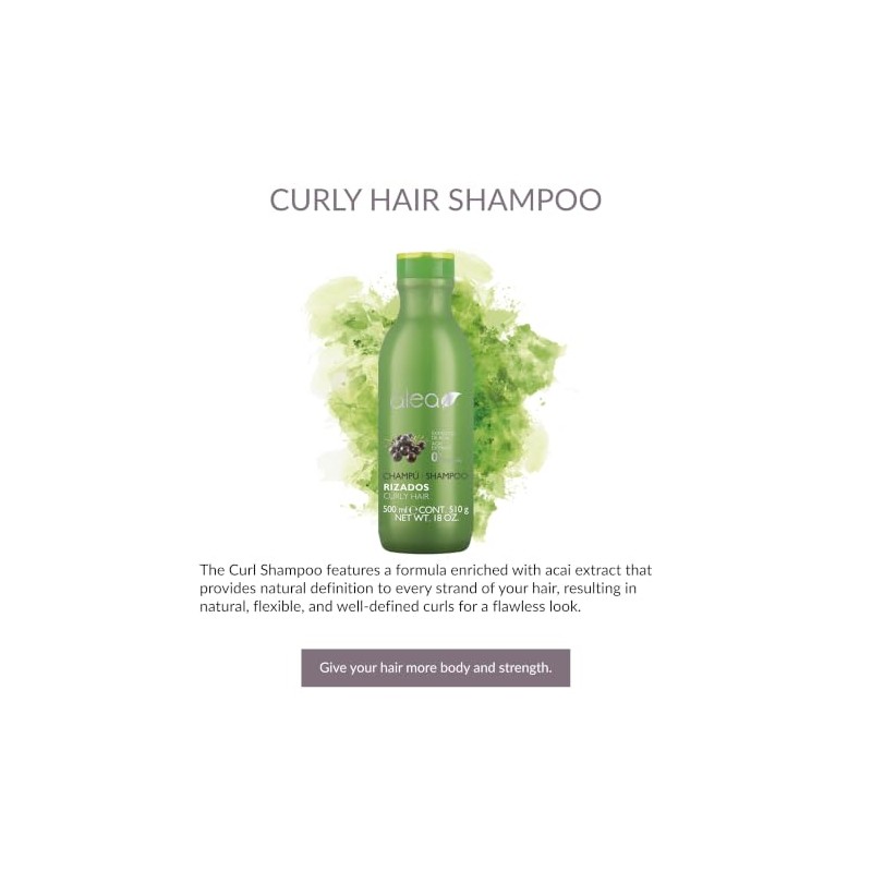 Salerm Alea Shampoo Cabello Rizado o Chino 500ml