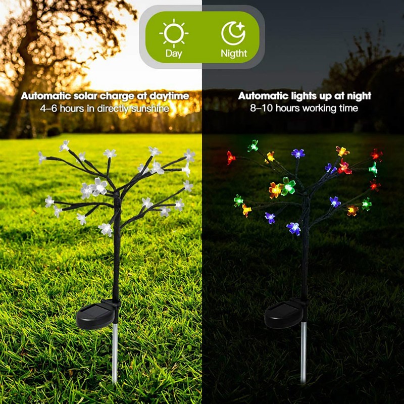 Outdoor Solar Lawn Ground Lamp Firework Light String Waterproof Solar