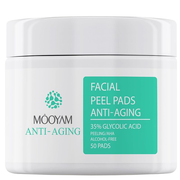 Glycolic Acid Resurfacing Pads 35% for Face and Body- Exfoliating