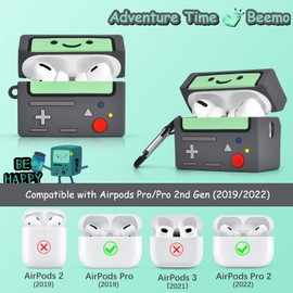 AirPod Pro 2 Case Cover, KOREDA Cute Cartoon Game Case for Airpods Pro 2nd Generation/1st Generation (2023/2022/2019), Funny Kawaii 3D Cartoon Silicone Case with Keychain for Kids Girls Teens Boys