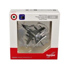 DCD Panavia Tornado ECR Aircraft 1/200 Diecast Model Italian Air Force '155 Gruppo ETS Ghedi Air Base' for Collection Herpa