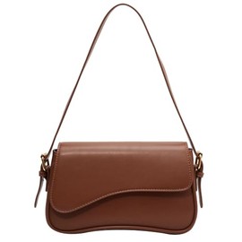 Shoulder Bag for Women Retro Vegan Leather Tote Handbag Underarm Bag Trendy Purse Crossbody Bag With Zipper 2024