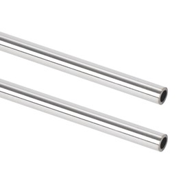 A-KARCK 5/8" OD 304 Stainless Steel Tube, Round Straight Steel Pipe Metal Tubing 12" Length 1.5mm Wall Thickness 2PCS