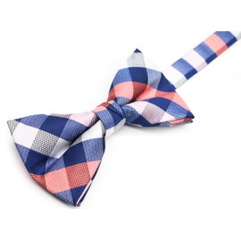 OCIA Pajarita ajustable con diseño divertido para hombre, preatada para fiestas navideñas, Floral, Talla única