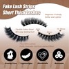 SISIYDY Fluffy Lashes Mink 3D Cat Eye Dramatic Thick Volume