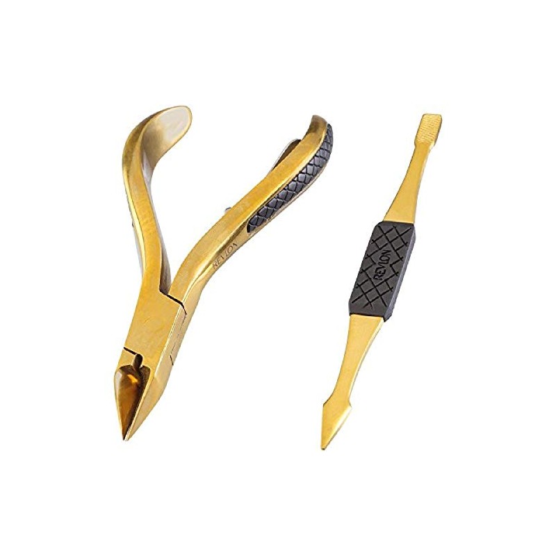 Revlon Gold Series Ingrown Away Set, includes Toenail Nipper and
