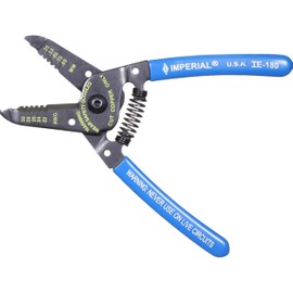 Imperial Tool IE180 Standard Duty Upfront Plier Nose Stripper and Cutter 22-30 AWG