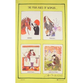 Samuel Lamont The Four Ages of Woman Cotton Tea Towel
