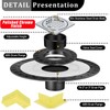 Shower Drain Kit Compatible with Schluter kerdi Systems, 4 inch