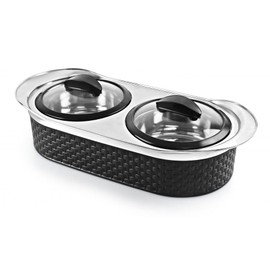 Cello Aristocrat Twin Insulated Casserole Hot Pot Food Warmer, Assorted Colors (1000mL + 1000mL)