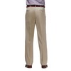 Haggar mens Premium No Iron Khaki Classic Fit Expandable Waist