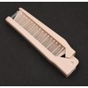Pink Foldable Hair Comb - Compact Travel Brush for Purses
