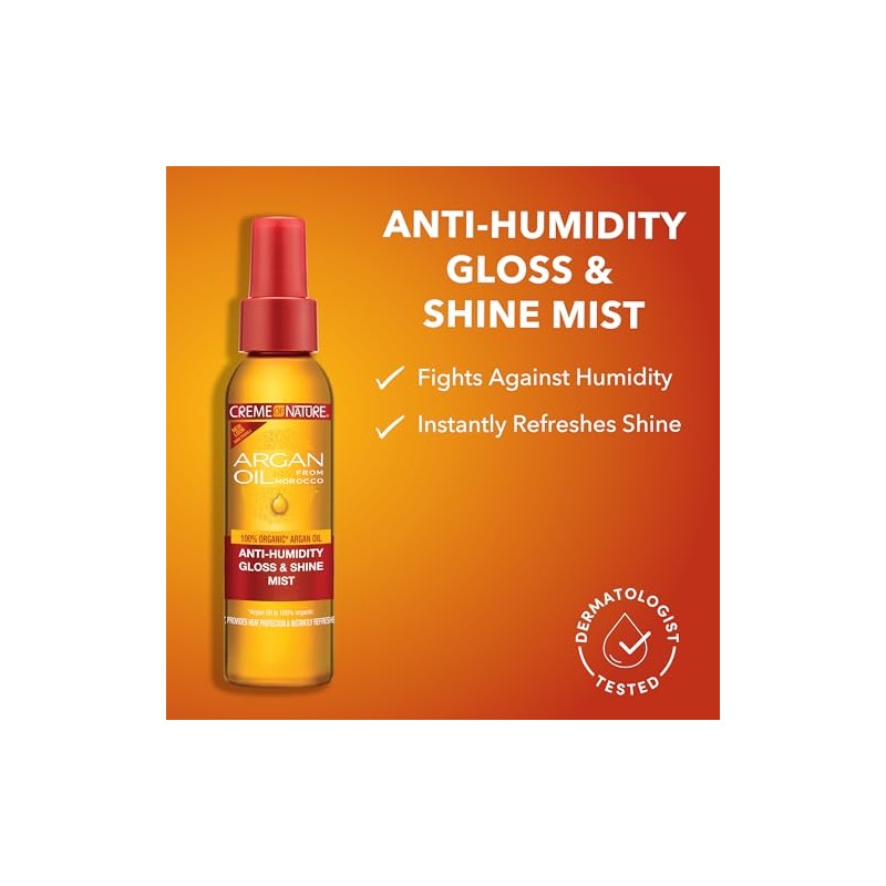 Creme of Nature Argan Oil Gloss and Shine Mist, 4