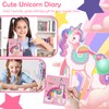 Pinkgarden Unicorn Diary for Girls with Lock and Keys, Unicorn