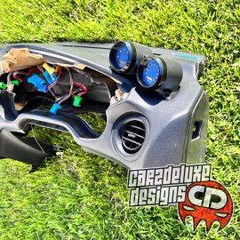 CARZDELUXE Dual RHD gauge pod mount for 1992-1998 Del Sol functional defrost vent