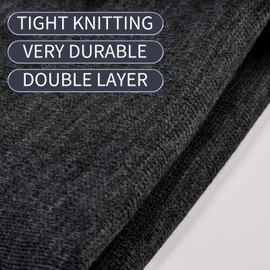 Rosoz Beanie Hats for Men, Slouchy Beanies for Men Knitted Caps for Women Soft Warm Unisex Cuffed Beanie Light Blue