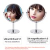 ASACESCU Vanity Mirror Makeup Mirror with Stand, Double Sided 1X