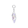 Gem Avenue Heart Shape Clear AB Austrian Crystal 925 Sterling