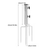 Steel Garden Parasol Spike Inground Umbrella Holder with 4 Prong