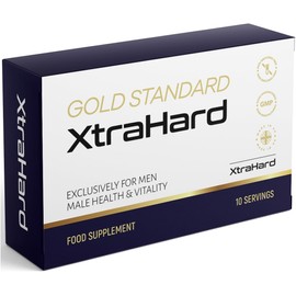 XtraHard | 10 Tablets | 100% Natural Herbal Supplement, 10 Small Easy Swallow Pills