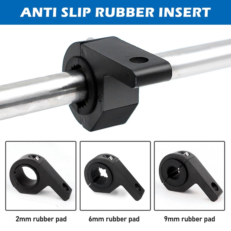 Work Light Bracket, 4 Pieces 15-32 mm Light Bar Mount