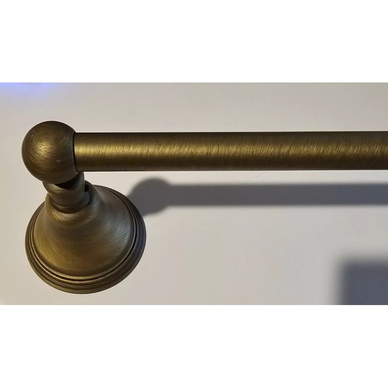 California Faucets 47-24-ABF 24" Wall Mount Towel Bar Antique Brass