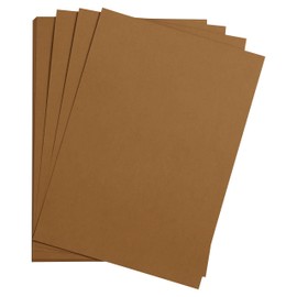 Clairefontaine - Ref 975274C - Maya Smooth Coloured Drawing Card (Pack of 25 Sheets) - 185gsm - A4 (29.7 x 21cm) - Light Brown Colour - Deep Dyed, Acid Free, pH Neutral