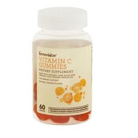 Generic Vitamin C Gummies, Dietary Supplement, 60 Gummies, Natural Orange Flavor