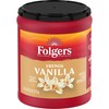 Folgers French Vanilla Flavored Ground Coffee, 9.6 Ounce Canister (Pack
