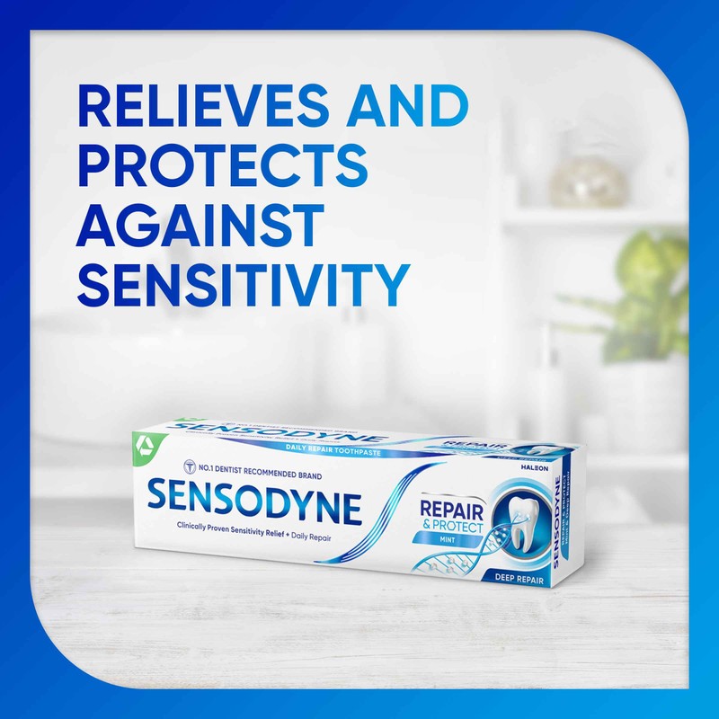 Sensodyne Toothpaste Repair and Protect Original, Sensitive Toothpaste for Sensitive