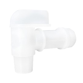 Toolazy 2-Pack of Spigot for 6 Gallon Container,3/4" White Plastic Faucet for 5, 6 Gallon Plastic Drums,6-Gallon Durable Polyethylene Material Spigot