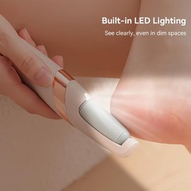 Electric Feet File Pedicure Grinder – Painless & Professional Pedicure Tool with 2 Roller HeadsSmooth Feet at Home:_Pink