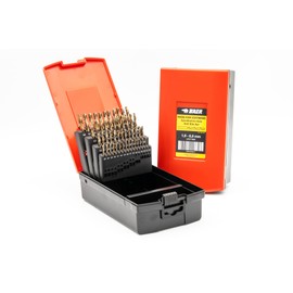 BaerCoil Twist Drill Bit Set 1-6 mm | 51-Piece HSS-Co Cobalt Metal Drill Bit | BAER Drill Bit Set for Stainless Steel, Rustproof & Acid-proof Steel, Iron, Aluminium | DIN 338 Precision Drill Bit for Drill
