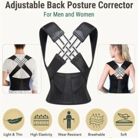 Adjustable Shoulder Posture Brace, Back Straightener Posture, Used for Middle and Upper Spine:_S