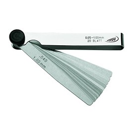 Helios_preisser Feeler Gauge 20 Sheets 0.05-1.00 mm 100 mm