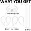 A-Focus Anti-Slip Set for AirPods 4 Silicone Adjustable Ear Hook