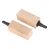 2Pcs/Set Natural Wooden Air Bubble Stone Diffuser for Aquarium Fish
