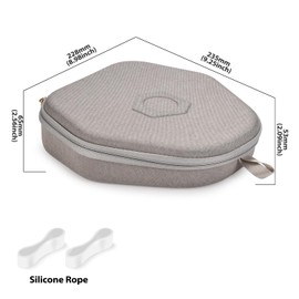 Headphone Case Compatible with JBL Tune 770NC/710BT/720BT/760NC/700BT/750BT Over The Ear Headphones Wireless Bluetooth (Gray)