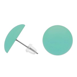 Soul-Cats Round Stud Earrings Diameter Approx: 16mm, Acrylic