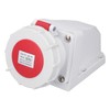 Industrial Connector Socket 16A 5 Pin 3P+N+E Surface Mount IP67