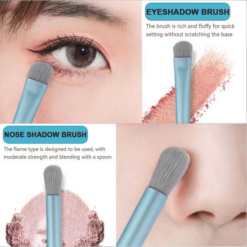 Professional Makeup Brushes Set Mini Makeup Brushes 8Pcs Portable Make