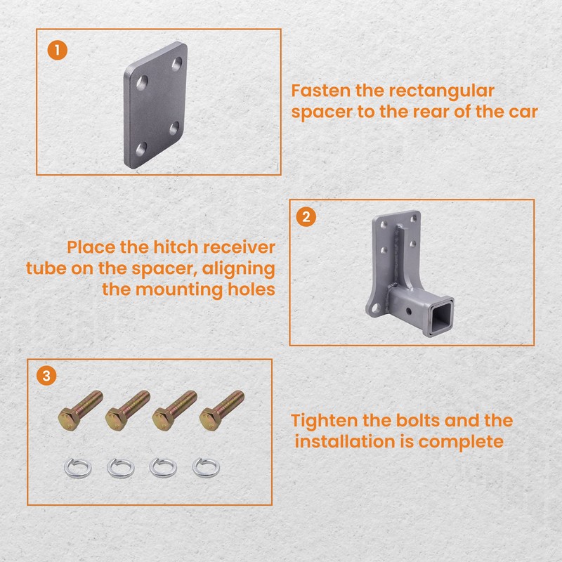 maXpeedingrods Class-3 Trailer Hitch, 2-inch Receiver, Fit for Mercedes W163