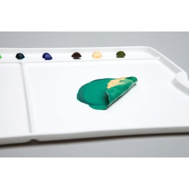 Mijello Fredi Peel-Off Palette for Oil & Acrylic Paints, 12.75" L x 8.875" W x .3125" H, 1 Each (92-AP3010), White