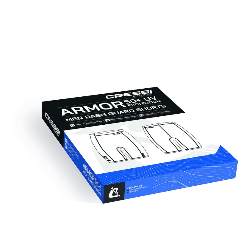 Cressi Unisex Armor Shorts Man Protective Rash Guard For SUP